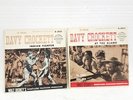 2 Vintage Walt Disney Davy Crockett 1950's Columbia record albums sleeves only