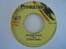 JUNIOR WEST Spalsh it Out PRODUCTION Heavy Roots Reggae Killer  7