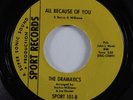 Northern Soul 45 DRAMATICS All Because Of You SPORT HEAR