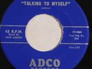 hillbilly bopper 45 JACK ADKINS Talking To Myself ADCO NM HEAR hobo rockabilly