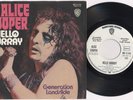 ALICE COOPER 'Hello Hurray' 1972 German white-label promotional 7