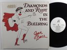 JOAN BAEZ Diamonds And Rust In The Bullring GOLD CASTLE LP VG++ promo