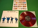 Beatles Help Japan LP 2st press von 1967 red vinyl Odeon OP-8151