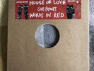 THE HOUSE OF LOVE - SHE PAINTS WORDS IN RED - RED VINYL LP