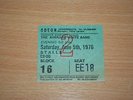 AVERAGE WHITE BAND - RARE 1976 UK TICKET STUB LONDON HAMMERSMITH ODEON awb