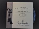 YOHANNA MARTZT ' J.S BACH.   THE UNACCOMPANIED VIOLIN SONATAS 3.4' 33CX. 1ST