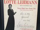 LOTTE LEHMANN Farewell Recital NYC 1951 - PEMBROKE 12