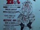 vtg org U.K. SUBS T.S.O.L. 7 SECONDS 11x17 Punk Flyer poster kbd hardcore h/c hc