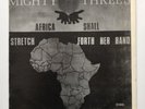 MIGHTY THREES , AFRICA SHALL STRETCH FORTH HER HAND , RARE ROOTS LP , EX+
