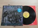 BON JOVI - SLIPPERY WHEN WET-1st UK PRESS-VERTIGO-GREAT AUDIO-VG+VINYL LP 1986