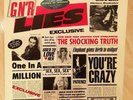 GUNS N' ROSES 'LIES'  VINYL LP (WX218) BANNED INNER SLEEVE PLUS STICKER SHEET