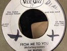 The Beatles From Me To You/Thank You Girl Vinyl 45 GREAT COND Vee Jay 522-Promo