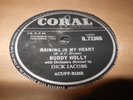 Original Rock n Roll 78 Buddy Holly Crickets Raining In My Heart Superb Condtion