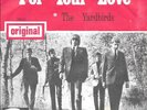 THE YARDBIRDS 45 FOR YOUR LOVE+PS HOLLAND RARE 1965