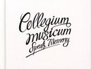 COLLEGIUM MUSICUM - Speak Memory - 2 LP 2017 Pavian Records