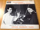 Columbia 33cx 1887 LEONID KOGAN ELISABETH GILELS Sonatas for Two Violin UK 1st