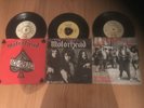 MOTORHEAD..3 PICTURE SLEEVE SINGLES ON THE BONZE LABEL..BRO 106 / 116 / 100 776.