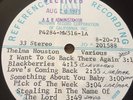 THELMA HOUSTON ACETATE *RARE* 1971 WHITE LABEL PROMO- MOTOWN