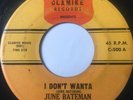 Northern Soul 45/ June Bateman & Noble Watts 