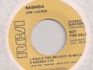 JON LUCIEN RASHIDA EP Would You believe (RCA 0038) Funk Modern Soul 45 PS LISTEN
