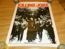 KILLING JOKE - POPE NAZI POSTER FROM THE 80'S PUNK MADE IN ENGLAND EX 86 X 68cm