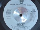 RAP 45 - DOUG E. FRESH & SLICK RICK - LA-DI-DA-DI Radio Mix PROMO OG VG++ Hear
