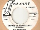 THE NEPTUNES House Of Heartaches INSTANT PROMO NOLA  NORTHERN SOUL 45