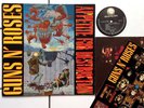 GUNS N' ROSES appetite for destruction LP + Sticker 1.Press 1987 Metallica AC/DC