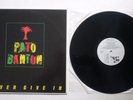 Never Give In by Pato Banton LP Vinyl 1988, I.R.S. Records U.S. Promo