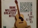 HANK WILLIAMS Greatest Hits 14 All-Time Best LP 1st MGM 3918 country vinyl 1961