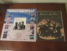 Wings Greatest & Band On The Run LP Denny Laine Paul McCartney Signed Album
