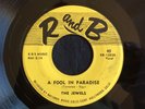 Jewels, R and B 1303, A Fool In Paradise & Oh Yes I Know, Nice ballad doo-wop