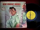 RARE    PROMO/AUDITION LP GENE VINCENT ROCKS  & THE BLUE CAPS ROLL mono 1958 G