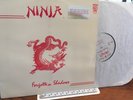 NINJA LP FORGOTTEN SHADOWS 1987 PRIVATE PRESS HAIR METAL NM/EX