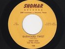 Txs Rockabilly JERRY DON & FLAMES Barnyard Twist/What Kind Of World SHOMAR HEAR