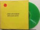 JIMI HENDRIX EXPERIENCE Broadcasts GREEN COLORED TMOQ JH107 Square Lables