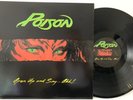 Poison Open Up and Say... Ahh  Capitol Original LP Vinyl Record Album