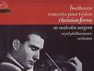 ASDF 210 STEREO - FERRAS - BEETHOVEN VIOLIN CONCERTO - SARGENT - NO ASD - VG+/EX