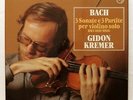 GIDON KREMER - BACH sonatas & partitas for violin solo PHILIPS 3xLPs box NM