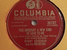 Benny Goodman - 78rpm single 10-inch – Columbia #36787 ... A New Kind Of Love