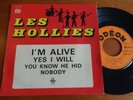 THE HOLLIES RARE FRENCH EP I'M ALIVE ODEON SOE