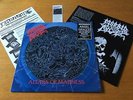 MORBID ANGEL - ALTARS OF MADNESS - 1989 LP WITH INNER SLEEVE,INSERT & CUTTING EX