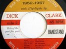 DICK CLARK  BANDSTAND WFIL-TV CH-6 PHILADELPHIA 45 RPM 1952-1957