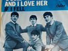 The Beatles And I Love Her If I Fell 45 RPM Record w Pic Sleeve 5235 Capitol Rec