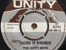 HIPPY BOYS Dreams To Remember Peace Maker UNITY UN528 1969 Reggae Vinyl 7”EX-