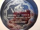 1929 COON SANDERS ORCH What a Night  What a Girl / My Suppressed Desire 78