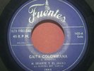 LA SONORA DEL CARIBE -  EXC. GAITA COLOMBIANA 45RPM FUENTES