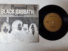 PS   BLACK SABBATH    --PARANOID/THE WIZARD */HEBREW COVER ONLY*