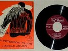 OSCAR PETERSON PLAYS HAROLD ARLEN Clef EP C-343 DAVID STONE MARTIN COVER
