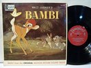 Walt Disney's Bambi OST  Orig 1957 Disneyland WDL-4010 Rare Red Labels VG